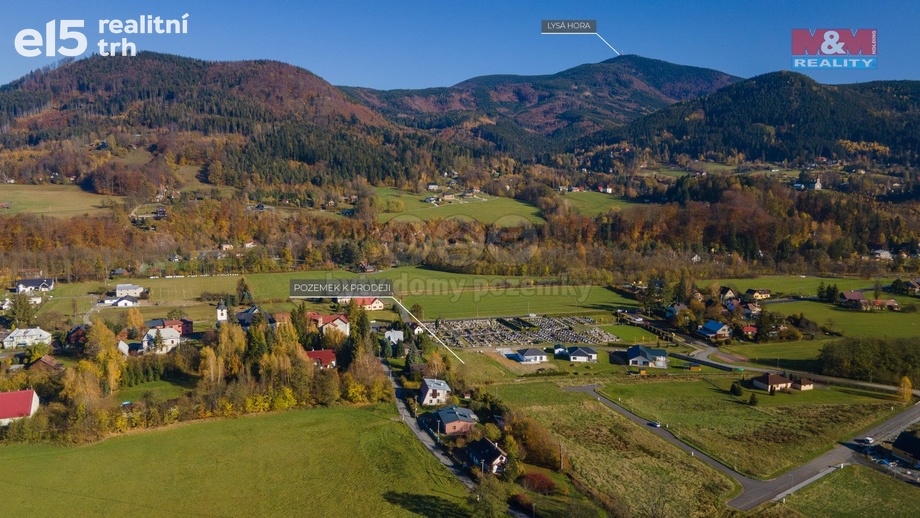 Prodej pozemky pro bydlení, 1 544 m² - Ostravice