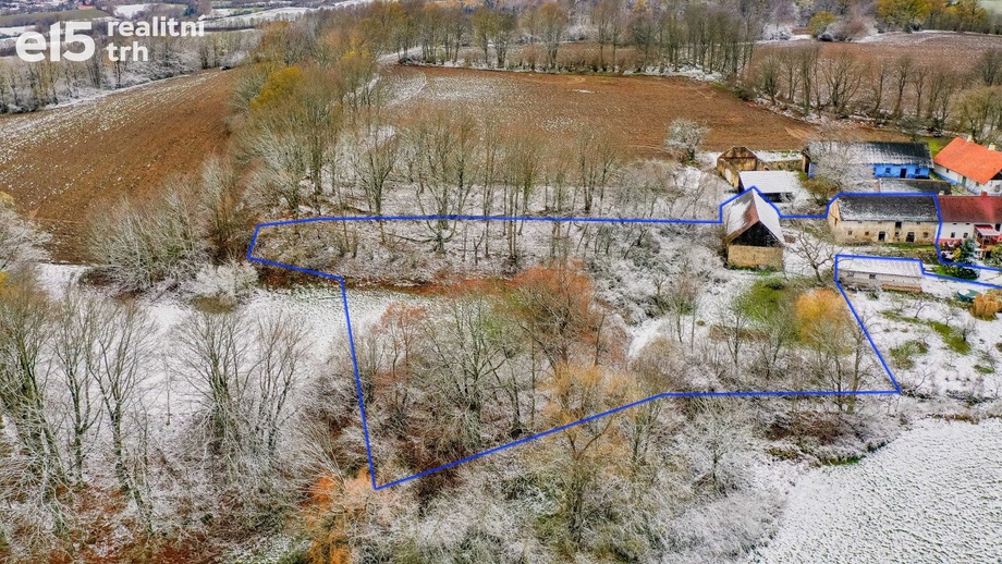 Prodej pozemky pro bydlení, 5 600 m² - Vlksice - Klokočov