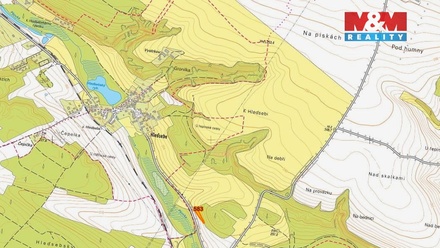 Prodej pole 7 398 m², Střemy