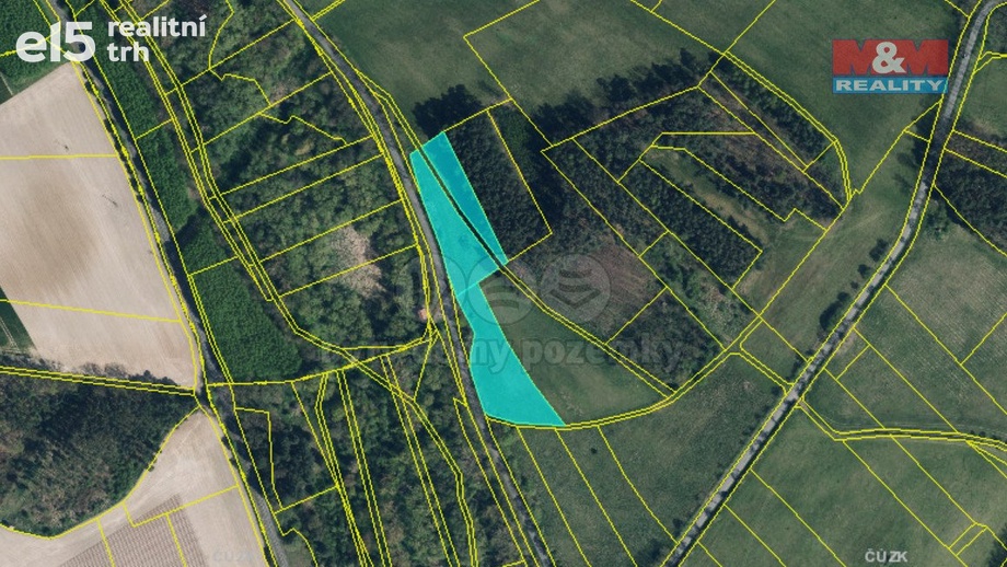 Prodej zemědělská půda, 7 398 m² - Střemy - Jenichov