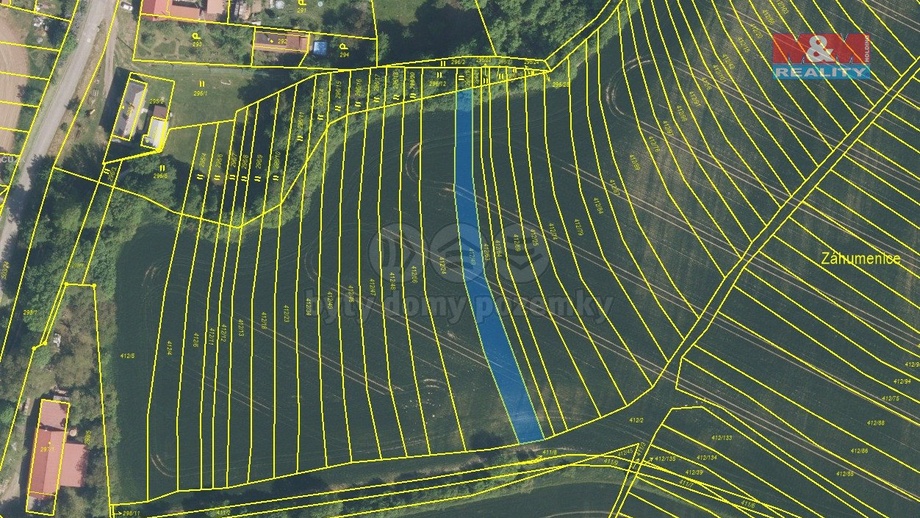 Prodej pole 2 777 m², Koryčany - Blišice