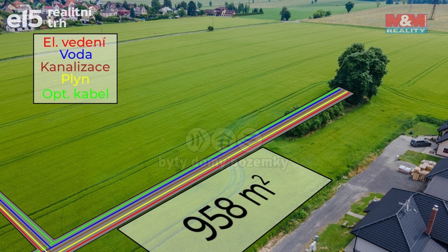 Prodej pozemky pro bydlení, 958 m² - Vratimov