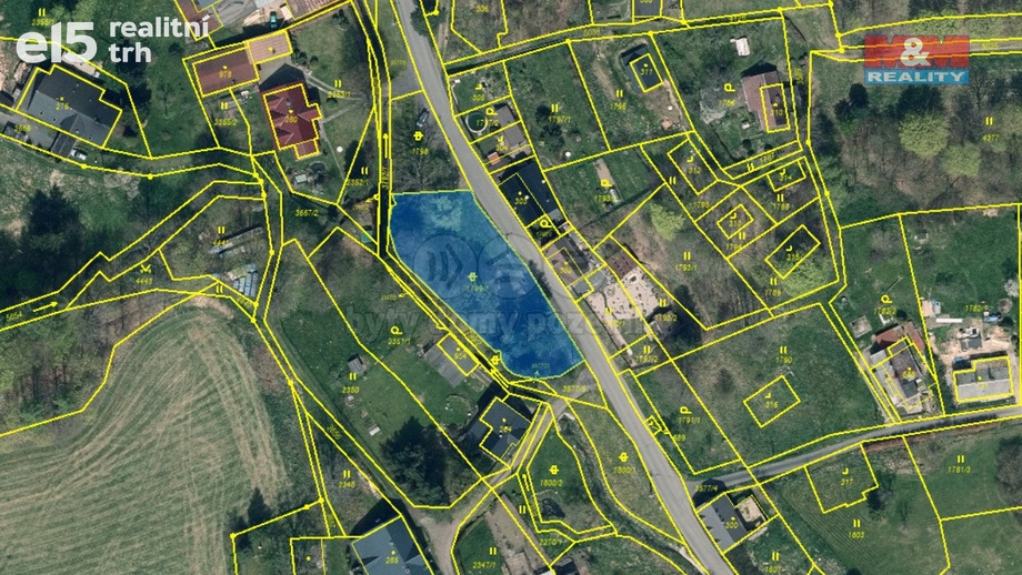 Prodej pozemky pro bydlení, 1 154 m² - Staré Křečany