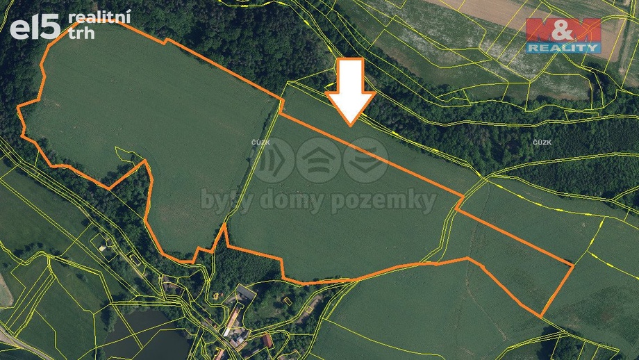 Prodej zemědělská půda, 87 022 m² - Dolní Bousov - Horní Bousov