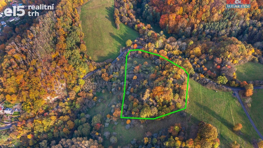 Prodej pozemky - trvalý travní porost, 14 398 m² - Ústí nad Labem - Svádov