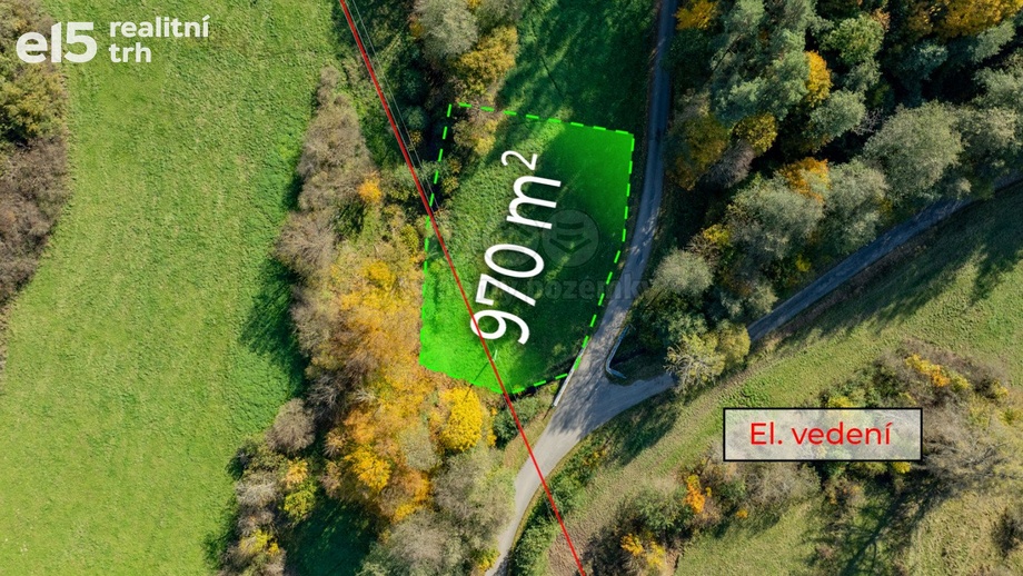 Prodej pozemky pro komerční výstavbu, 970 m² - Zděchov