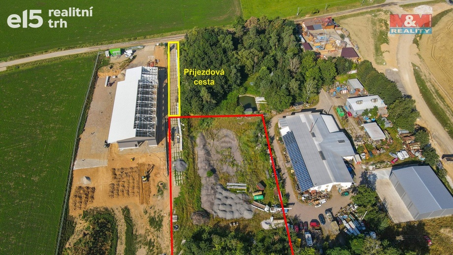 Pronájem pozemky pro komerční výstavbu, 5 000 m² - Litohlavy
