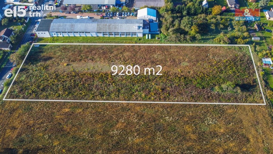 Prodej pozemky pro komerční výstavbu, 9 280 m² - Mělník