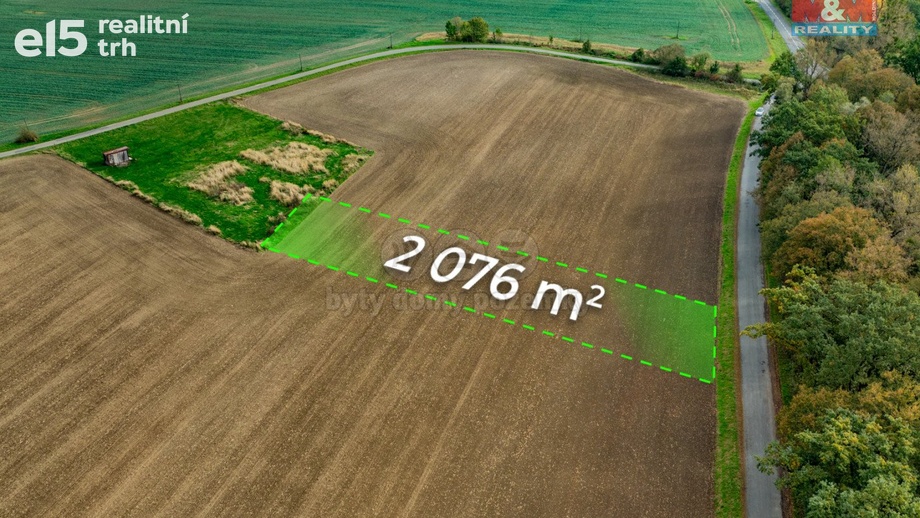 Prodej pozemky pro bydlení, 2 076 m² - Choryně