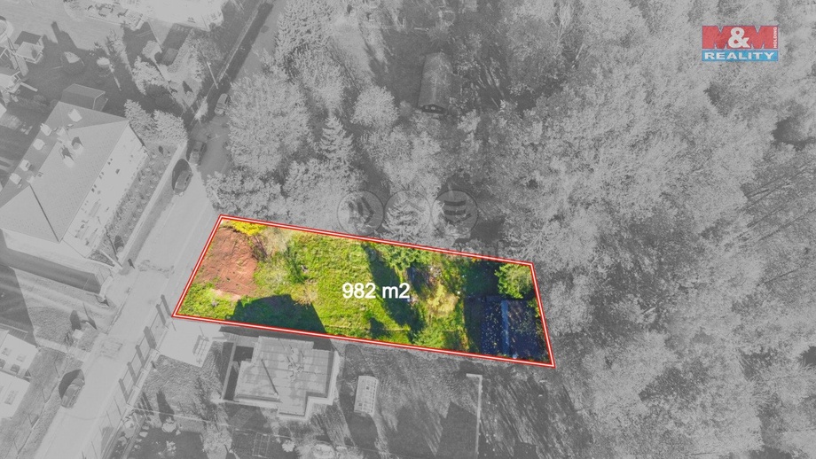 Prodej stavebního pozemku 982 m², Broumov