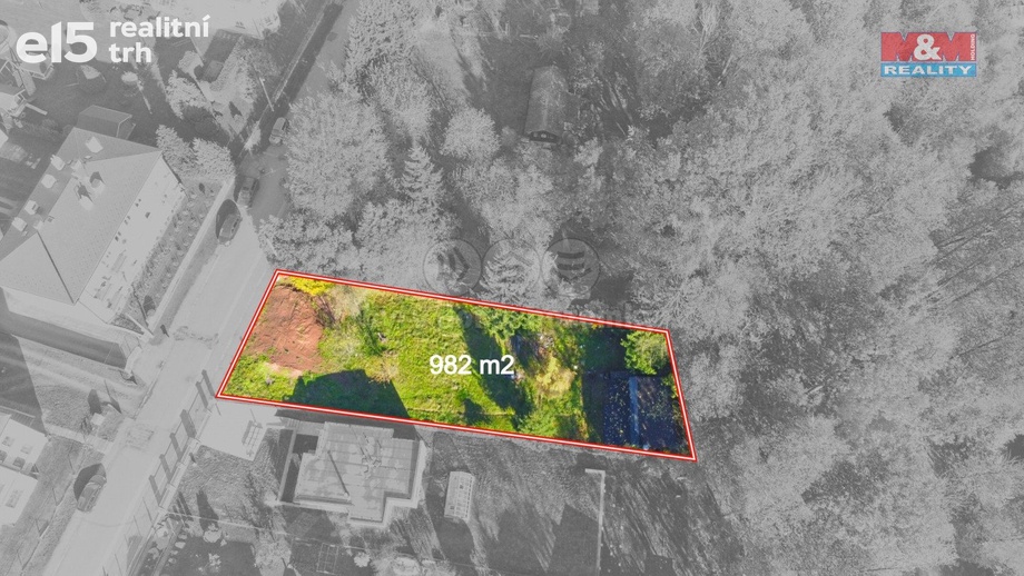 Prodej pozemky pro bydlení, 982 m² - Broumov