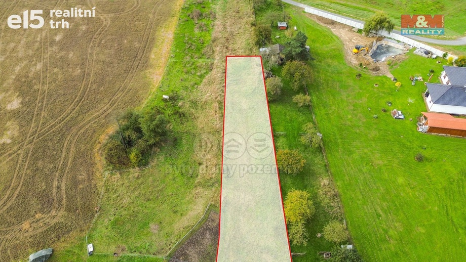 Prodej pozemky pro bydlení, 942 m² - Holýšov - Dolní Kamenice