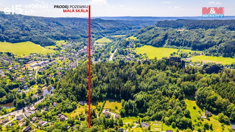 Prodej pozemky pro bydlení, 867 m² - Malá Skála - Sněhov