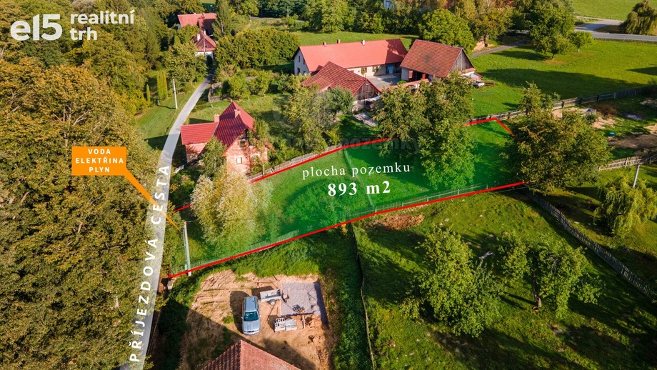 Prodej pozemky pro bydlení, 893 m² - Velká Skrovnice