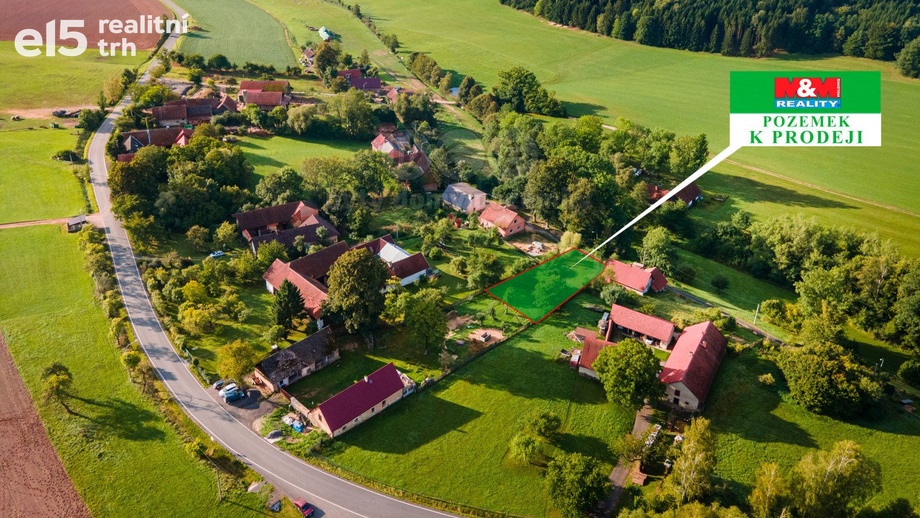 Prodej stavebního pozemku 893 m², Velká Skrovnice