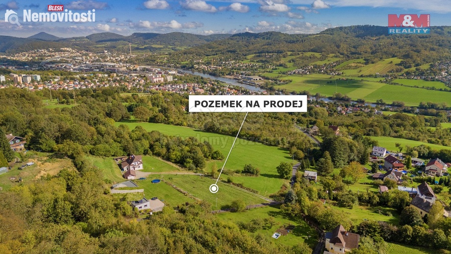 Prodej stavebního pozemku 1 450 m², Děčín XXV-Chmelnice