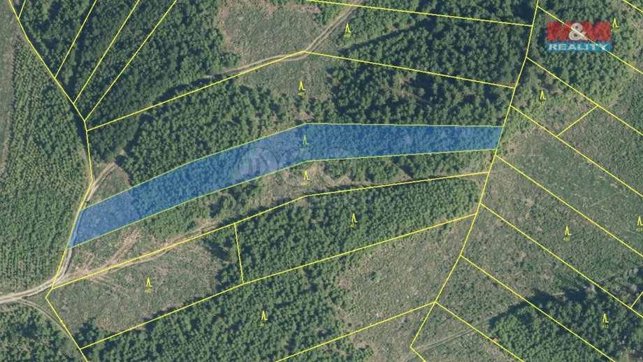 Prodej lesy, 3 522 m² - Mrákov