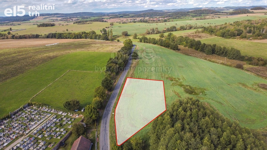 Prodej pozemky pro bydlení, 4 431 m² - Klatovy - Kydliny