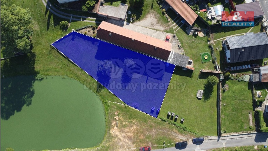 Prodej stavebního pozemku 889 m², Býkev