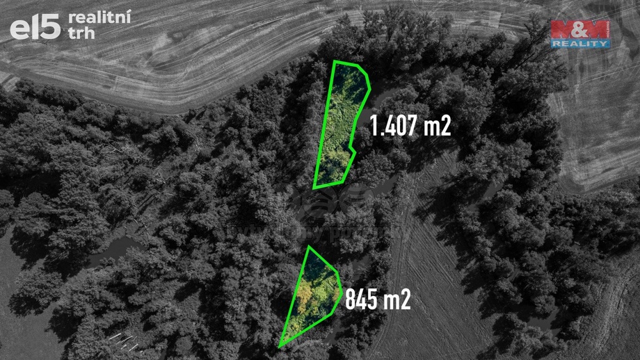 Prodej lesy, 2 252 m² - Horka nad Moravou
