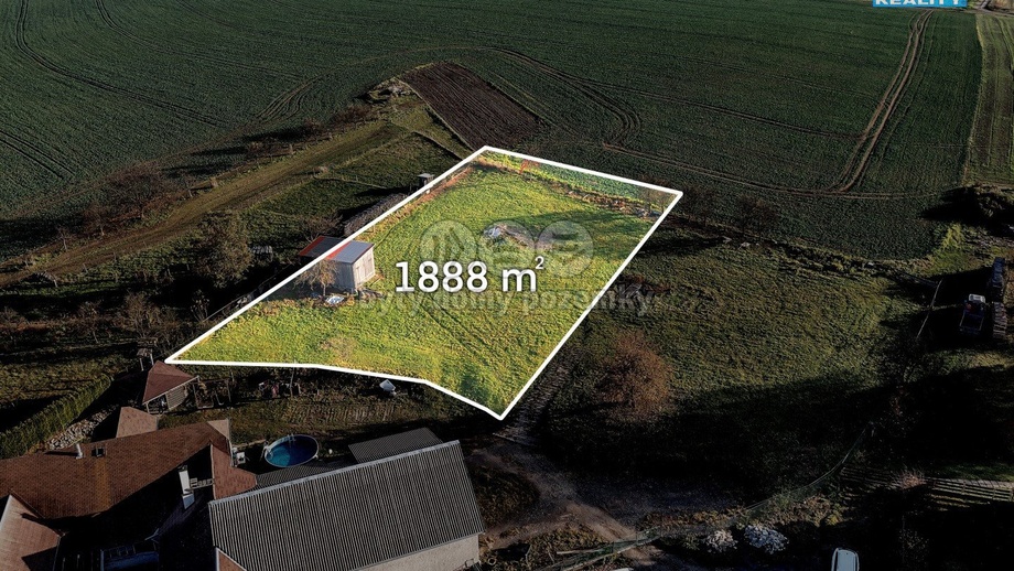 Prodej stavebního pozemku 1 888 m², Kamenec u Poličky