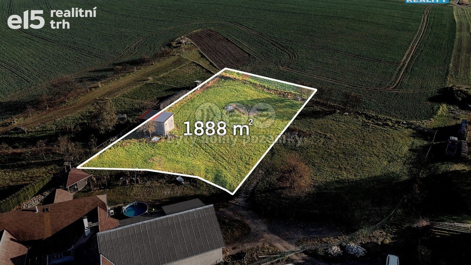 Prodej pozemky pro bydlení, 1 888 m² - Kamenec u Poličky