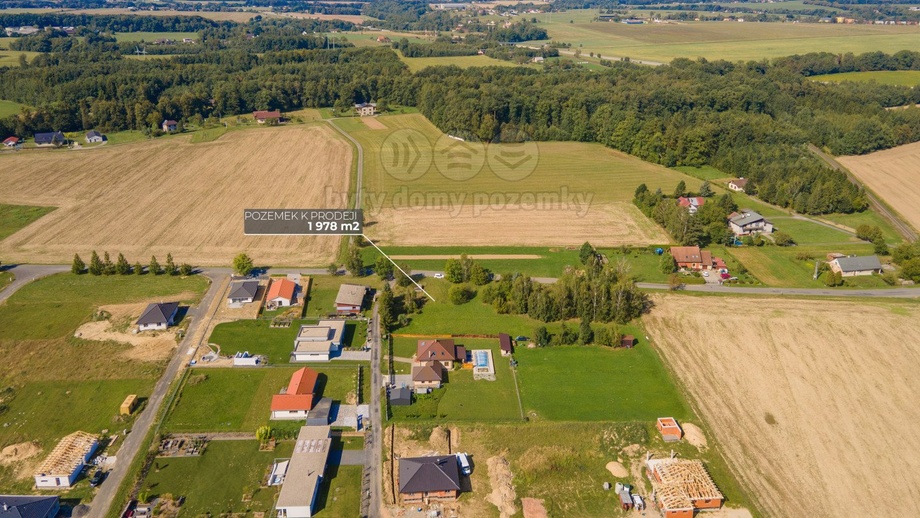 Prodej stavebního pozemku 1 978 m², Horní Tošanovice