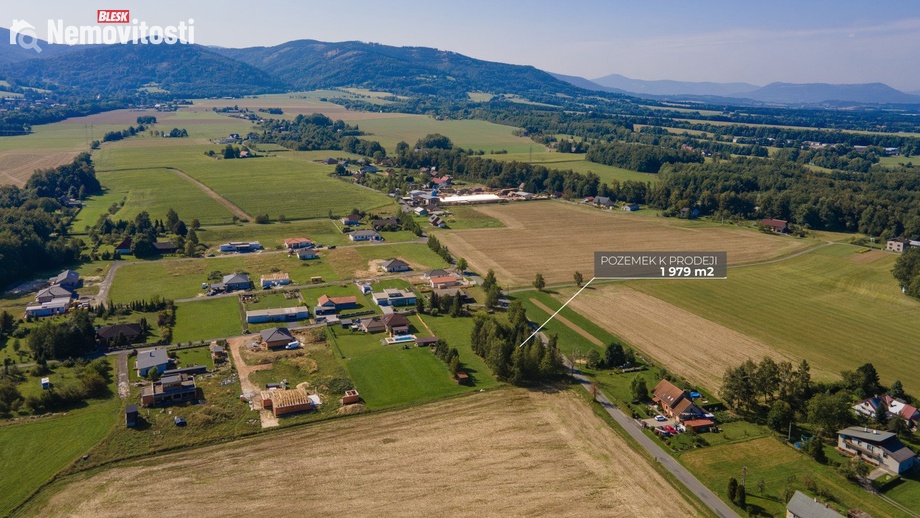Prodej stavebního pozemku 1 979 m², Horní Tošanovice