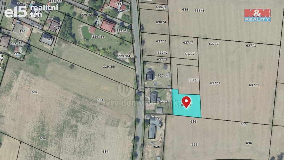 Prodej pozemky pro bydlení, 1 035 m² - Svojšice