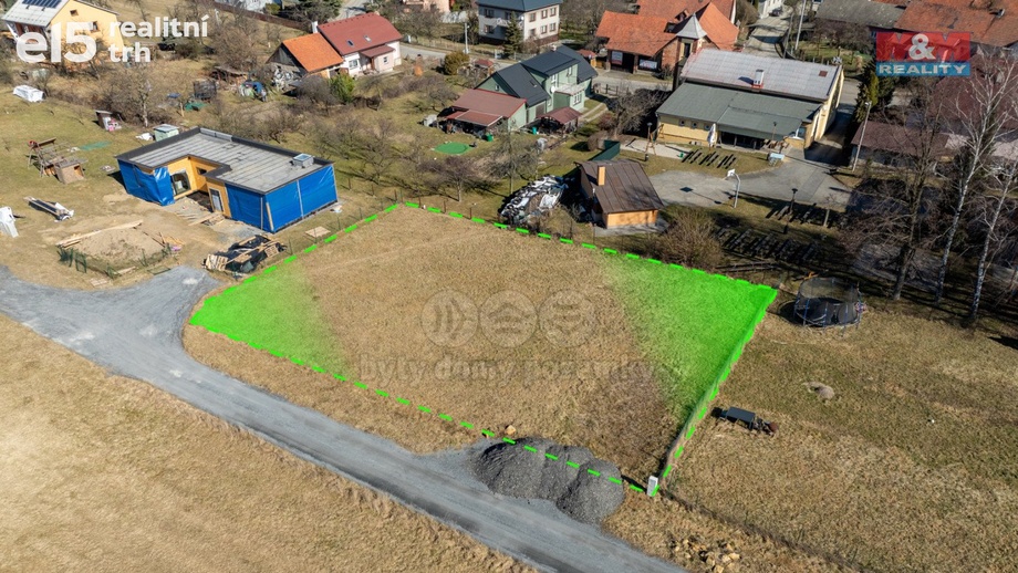 Prodej pozemky pro bydlení, 1 007 m² - Lešná - Perná