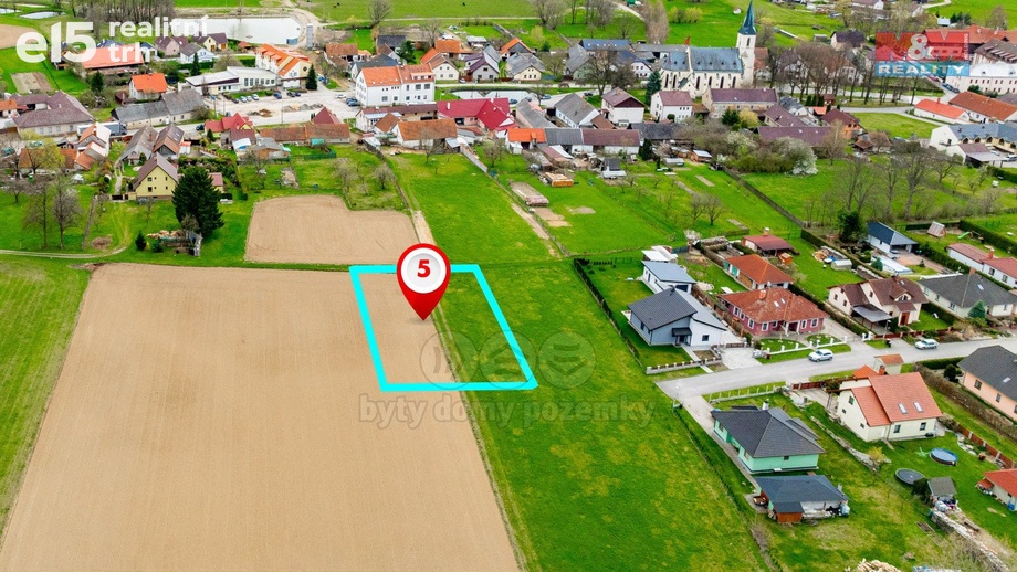 Prodej pozemky pro bydlení, 1 172 m² - Ždírec