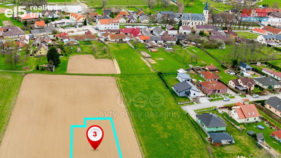 Prodej pozemky pro bydlení, 1 143 m² - Ždírec