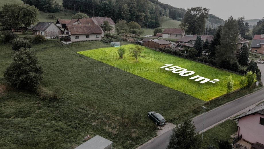 Prodej stavebního pozemku 1 500 m², Česká Rybná