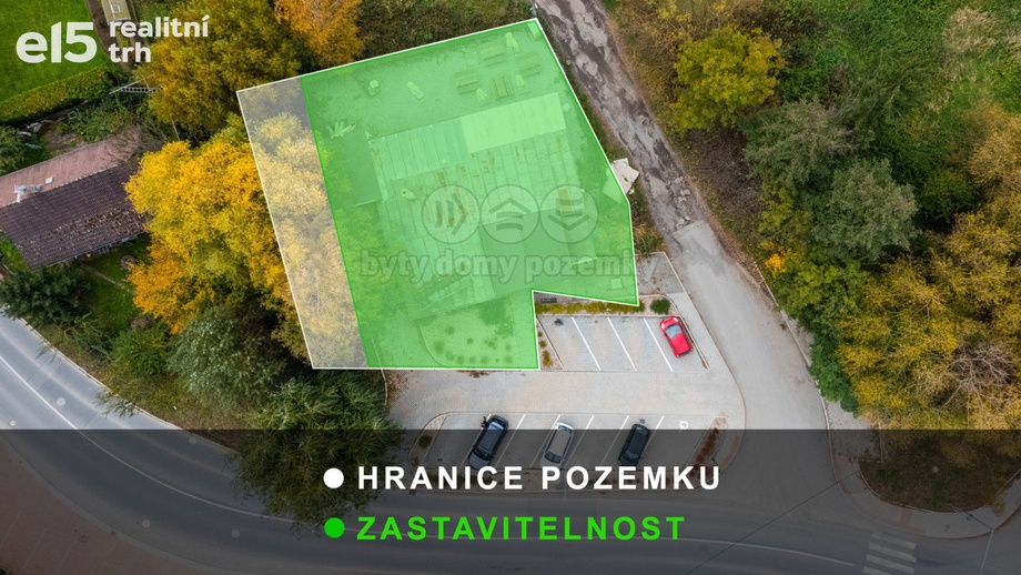 Prodej pozemky pro komerční výstavbu, 635 m² - Psáry - Dolní Jirčany