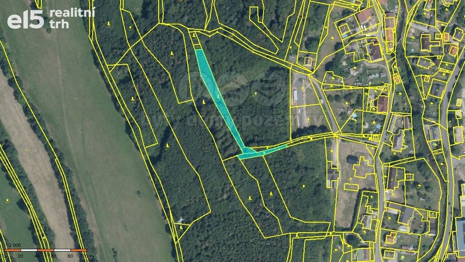 Prodej lesy, 1 600 m² - Oskava