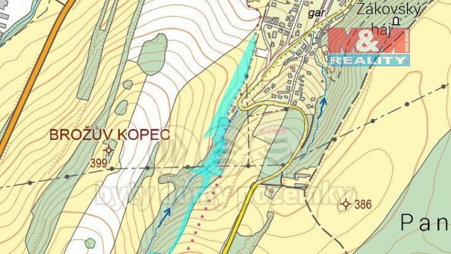 Prodej lesy, 17 253 m² - Fulnek - Jerlochovice