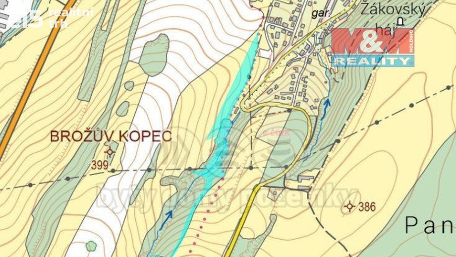 Prodej lesy, 17 253 m² - Fulnek - Jerlochovice
