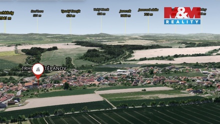 Prodej stavebního pozemku 1 021 m², Trhový Štěpánov