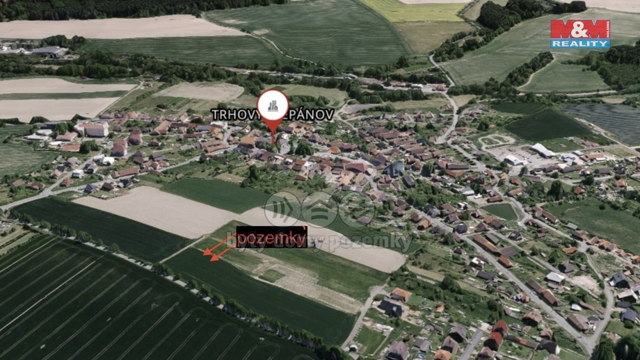 Prodej stavebního pozemku 1 021 m², Trhový Štěpánov