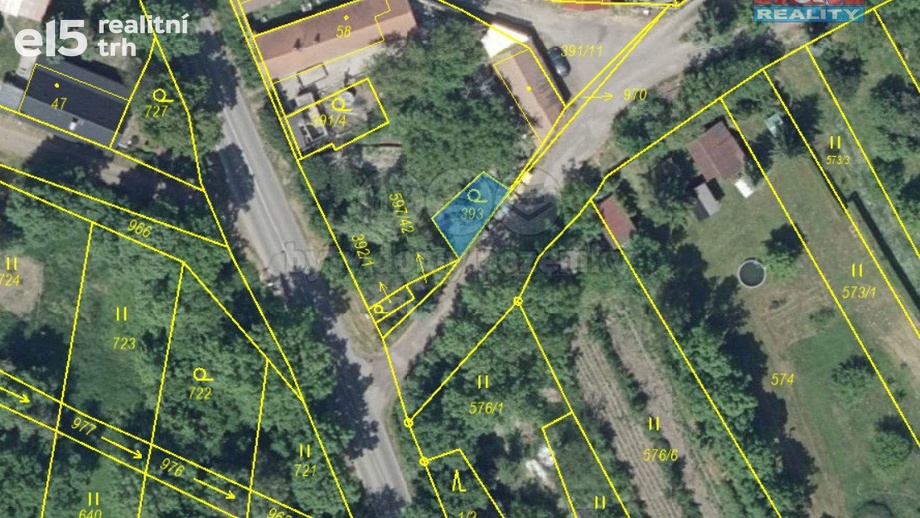 Prodej pozemky - zahrady, 90 m² - Počedělice - Orasice