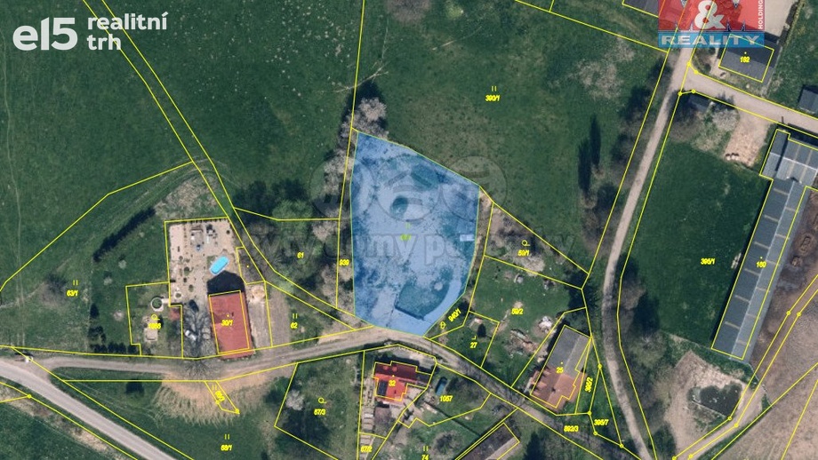 Prodej pozemky pro bydlení, 2 238 m² - Jablonné v Podještědí - Postřelná