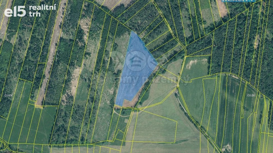 Prodej lesy, 32 445 m² - Jetětice