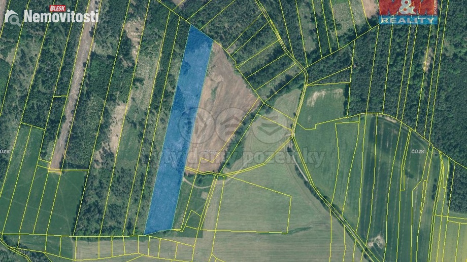 Prodej lesa 31 088 m², Jetětice