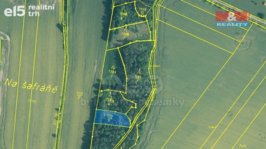 Prodej lesy, 2 080 m² - Skály