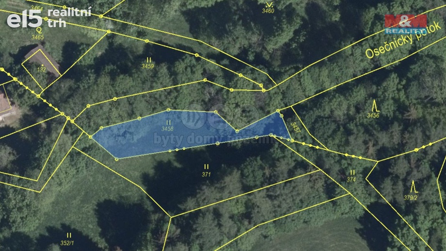Prodej pozemky - trvalý travní porost, 670 m² - Dobré - Hlinné