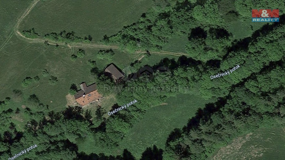 Prodej pozemky - trvalý travní porost, 1 036 m² - Dobré - Hlinné