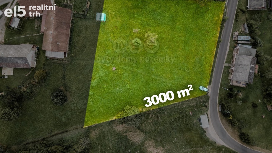 Prodej pozemky pro bydlení, 3 000 m² - Česká Rybná