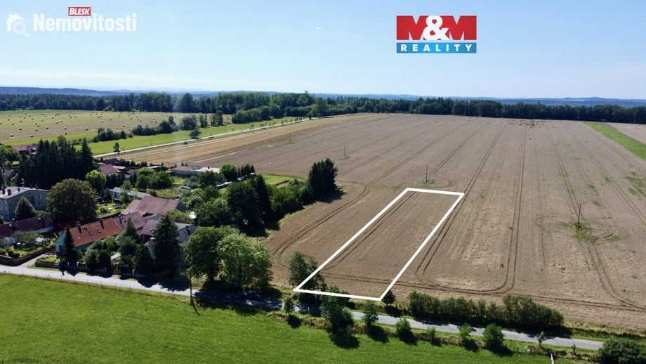 Prodej stavebního pozemku 1 873 m², Květov