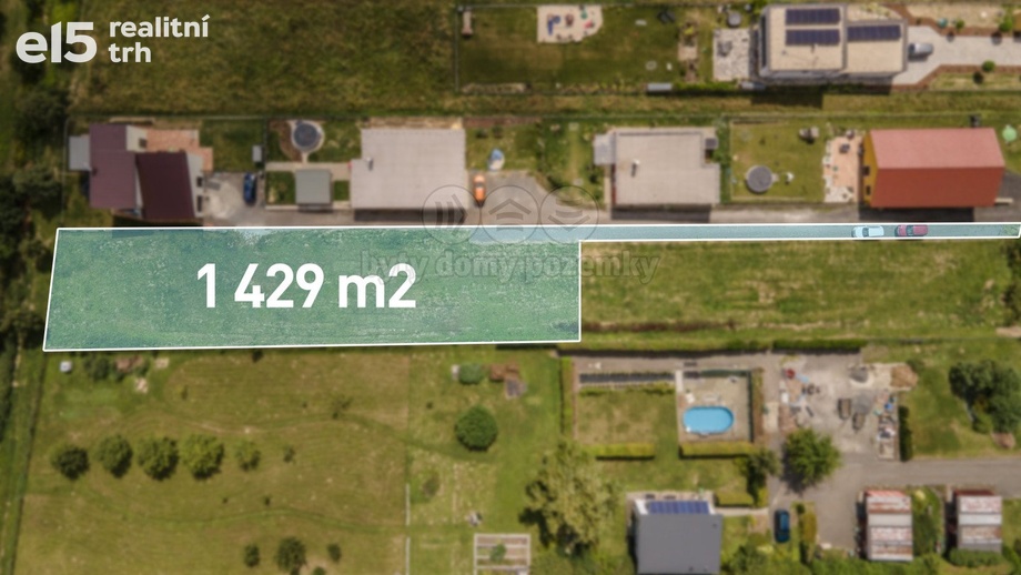 Prodej pozemky pro bydlení, 1 429 m² - Ostrava - Hošťálkovice