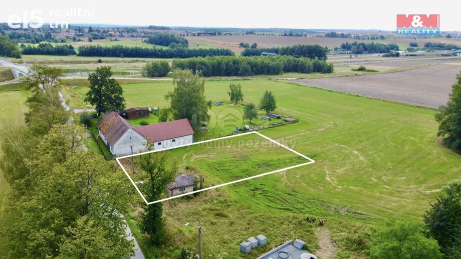 Prodej pozemky pro bydlení, 1 447 m² - Roudná - Janov